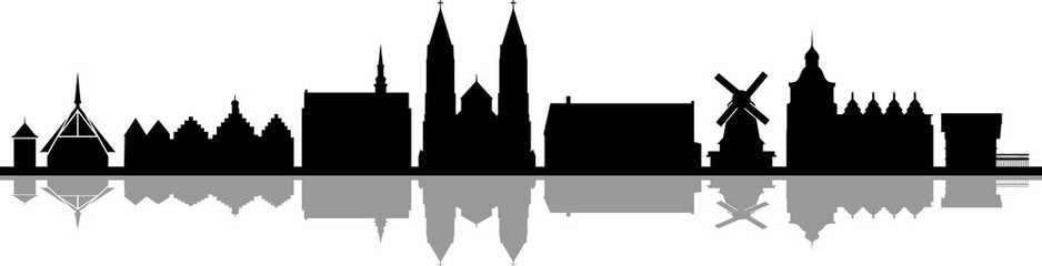 Obraz premium Vechta City Skyline