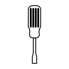 screwdriver tool isolated icon