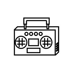 radio of nineties retro icon