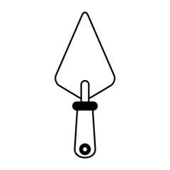 spatula tool isolated icon