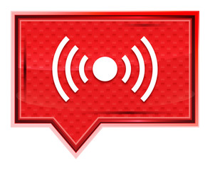 Network signal icon misty rose pink banner button