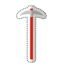 pick construction isolated icon