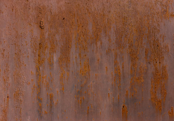 texture of red rusty metal