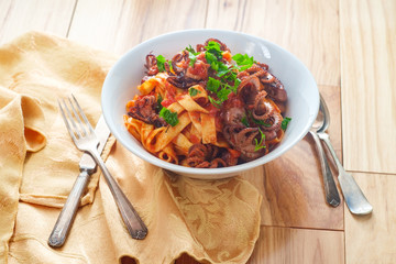 Italian Octopus Tagliatelle