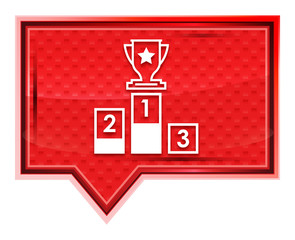 Podium icon misty rose pink banner button