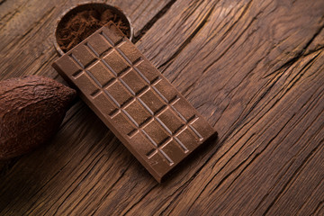 Cocoa pod, Chocolate sweet background