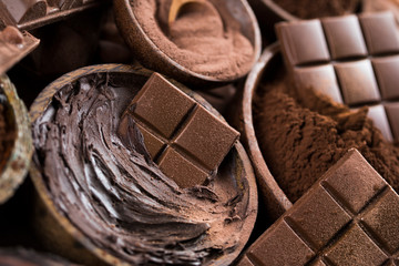Cocoa pod, Chocolate sweet background