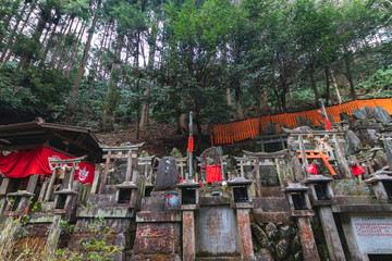 Fototapeta na wymiar Fushimi Inari-taisha shrine, Kyoto, Japan