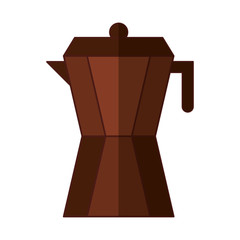 coffee teapot drink isolated icon