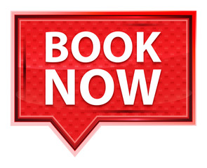 Book Now misty rose pink banner button