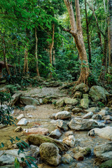 Traditional Philippine village at Talipanan Falls, Puerto Galera, Mindoro, Philippines