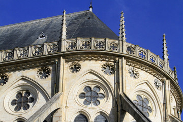 La cath&eacute;drale Saint-Etienne. Bourges. / St. Stephen's Cathedral. Bourges. 