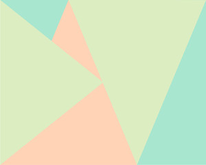light green, green, beige vector blurred rectangular background. Geometric background with triangle style with a gradient. The template can be used for a new background. Abstract soft colorful paper