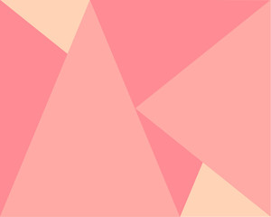 light pink, pink, beige vector blurred rectangular background. Geometric background with triangle style with a gradient. The template can be used for a new background. Abstract soft colorful paper