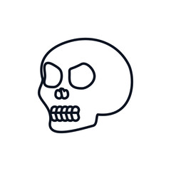 head skull isolated icon
