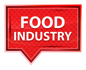 Food Industry misty rose pink banner button