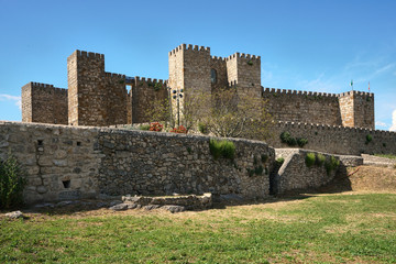 Fototapeta na wymiar The medieval castle of Trujillo, Caceres, Spain