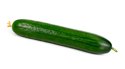 Cucumber On White Background