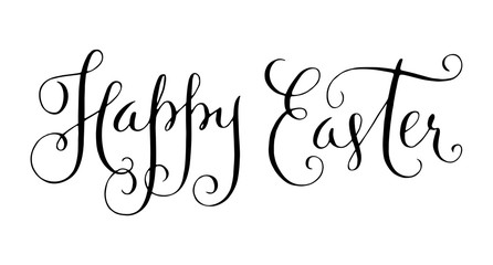 Happy Easter greeting card design element