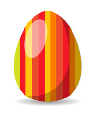 Easter egg greeting card design element