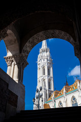 Matthias Church a Roman Catholic church located in front of the Fisherman Bastion at the heart of...