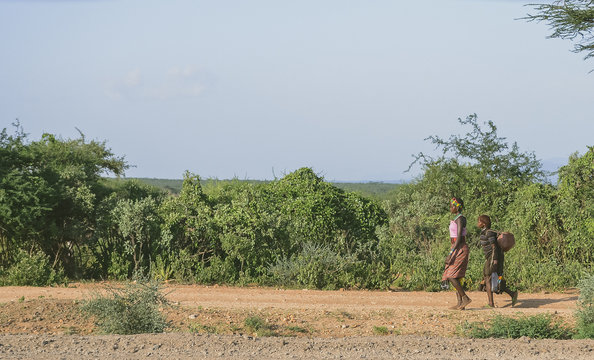 Landscape in omo valley