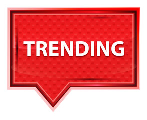 Trending misty rose pink banner button