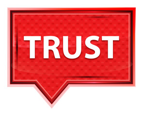 Trust misty rose pink banner button