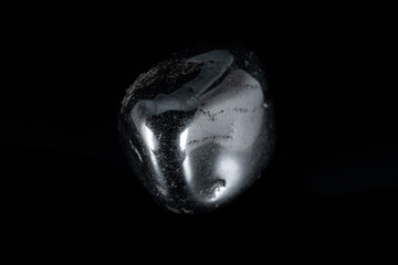 Hematite Mineral on Black