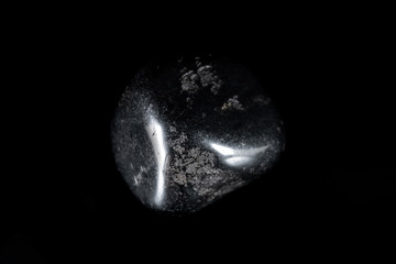 Hematite Mineral on Black