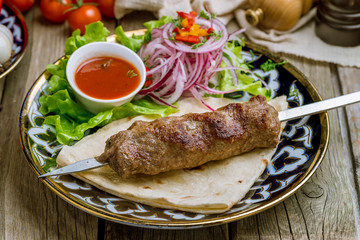 Lamb Lula kebab