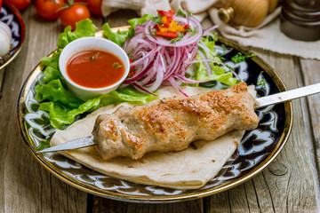 Lula kebab chicken