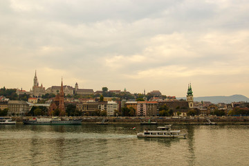 Fototapeta na wymiar Amazing Landscapes of Budapest, Views of Hungary