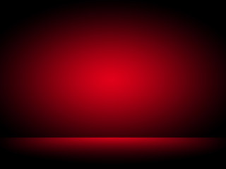 Black and red background. Abstract red background for web design templates, christmas, halloween, valentine, product studio room and business report with smooth gradient color.