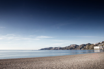 sandy beach in almunecar