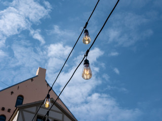 street lamp on pole