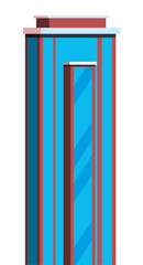 urban building isolated icon