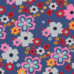Floral background for textiles.