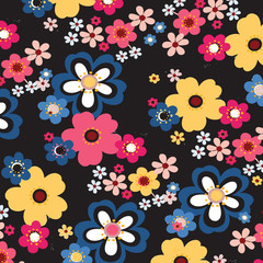 Floral background for textiles.