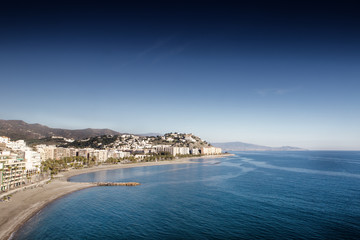 seaside town of  almunecar