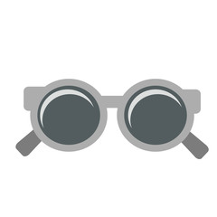 glasses flat illustration on white