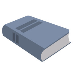 book flat illustration on white