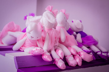 pink hares, zoo, rabbit, pink rabbit, hares in dress, long ears, ears,