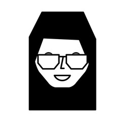 young woman avatar character