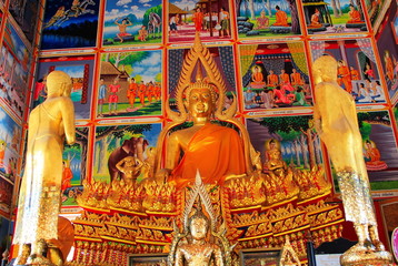 Wat Muang a biggest Buddha in Thailand, Ang Thong province