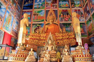 Obraz premium Wat Muang a biggest Buddha in Thailand, Ang Thong province