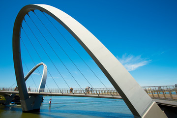 Elizabeth Quay Bridge - Perth - Australia