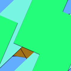 Flat material design - Creative vector trend seamless