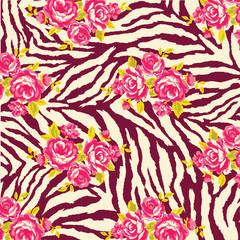 Floral background for textiles.