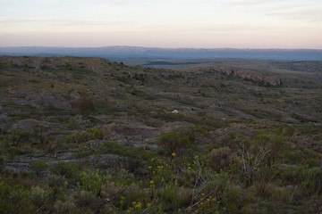 The view at Cerro Blanco reserve, near Tanti and Los Gigantes, Cordoba, Argentina